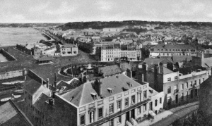 Hill Street in the foreground