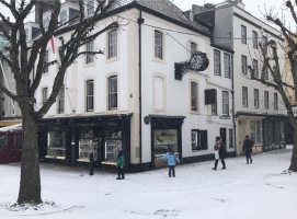 Snow in the Royal Square in 2018