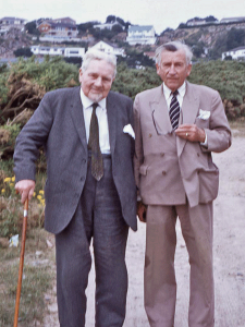 Thomas Attenborough and friend Ken Le Sueur