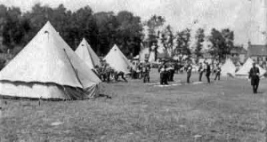 A camp in People's Park