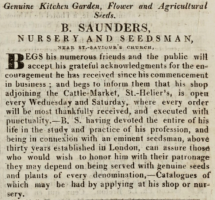 Chronique de Jersey advert, 1819