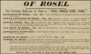 1930 advert in Chronique de Jersey