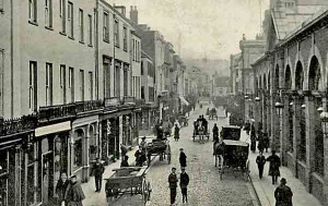 The Market on the right in 1908