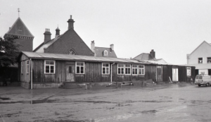 1979 before the demolition of old huts to make way for an extension