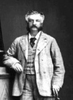 Mr Sherwood of the hotel staff, photographed by Ernest Baudoux