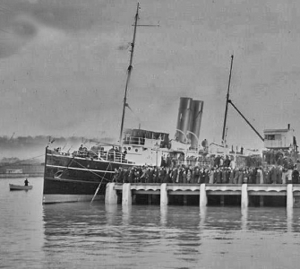 Troop carrier Ibese at St Helier