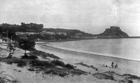 Another view of Grouville Bay before the sea wall was constructed