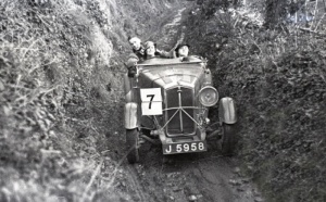 Reliability trial, 1936 - Evening Post photograph