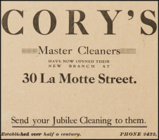 1935 advert in the Jersey Leader