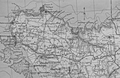 A map of the north coast at Plemont ...