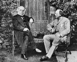 Millais with John Bright in 1879