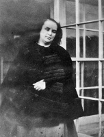 Mme Hugo photographed by Auguste Vacquerie