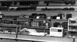 The bread counter at Gaudin's King Street shop