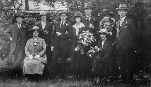 The 1921 wedding of Thomas John Pallot and Gladys May Fitzgerald