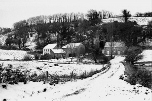 Queen's Valley covered in snow