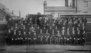 Jersey Railways and Tramways staff in 1921