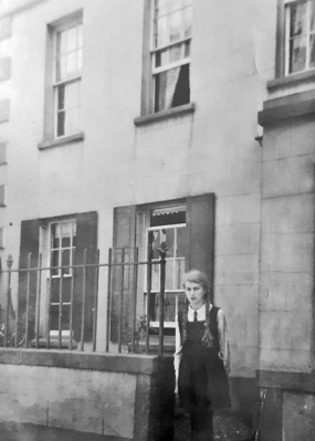 Rosel Liron outside the family home in Winchester Street