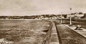 The eastern end of the promenade