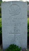 The grave of Great War casualty Joseph James Smith at St Sever Cemetery, Rouen