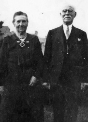 James Hughes Cornish (1856-1947) and his wife Mary, nee McDonald, born in Jersey in 1866, the daughter of Winter Sutherland (1840-1869) and Mary, nee Gosselin (1843-1911)