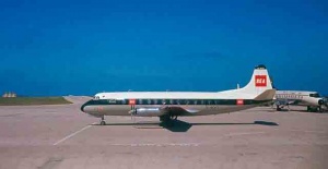 BEA Viscount at Jersey in 1966