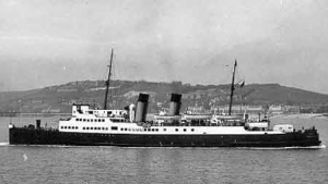 Dinard after conversion to a car ferry in 1947