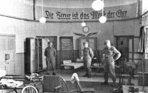 Members of the liberating contingent inside the Airport building