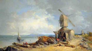 St Aubin's Bay, 1863; James Webb