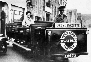 'Toast Rack' bus on the Esplandade