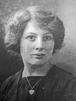 Edith Emma Syvret, born in St Mary in 1896 the daughter of George and Alice Mary, nee Le Gresley