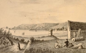 A drawing by J T Satterley