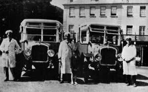 Jersey Railway and Tramways Buses at St Aubin