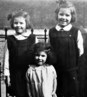 Sisters Lilian (1919-2006), Margaret (1921-1930) and Gertrude Mary (1925-1992) Miller, daughters of Arthur James and Lily Elizabeth, nee Parker. Margaret drowned at school at the age of nine