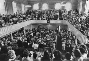 Cliff Richard performs at Wesley Grove in 1980