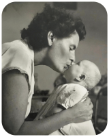 Vera Hansford and JaneElizabeth, 1953