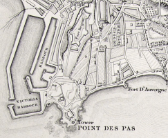 ... showing the area undeveloped