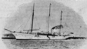 Lillie's yacht in 1895