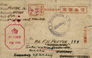 When Norman wrote to tell his family that he was alive, he thought they were still in Jersey