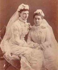 Bridesmaids in the 1880s