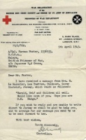 Another letter which took over a year to reach Norman with news of his sister and her family