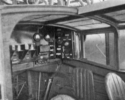 The pilot's cabin equipped for military use