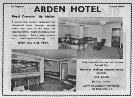 Arden Hotel advert in the 1964 tourism guide