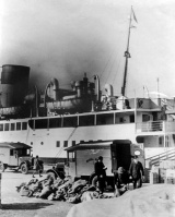 Mail arrives at the Harbour