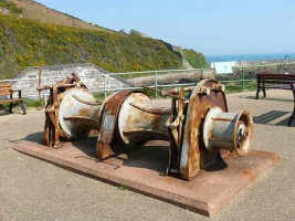 The steam winch from the former States tug La Mauve