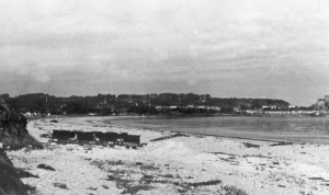 Sand was extracted from this area of Grouville Bay for concrete making