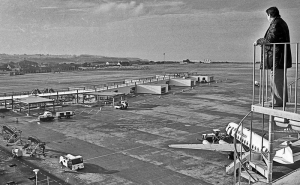 Work starts on the new pier in 1977