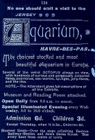 An advertisment for the aquarium