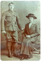 Albert Philip Martin (1887- ) and his wife Henrietta Selina, nee Ralph (1889- ), who married in St Helier in 1913