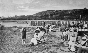 Beach tents at West Park