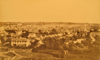 View over St Helier from the west